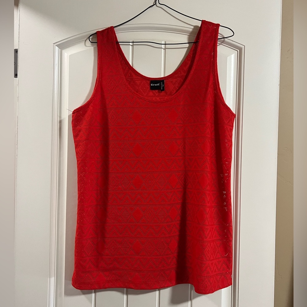Cruel XL red tank top